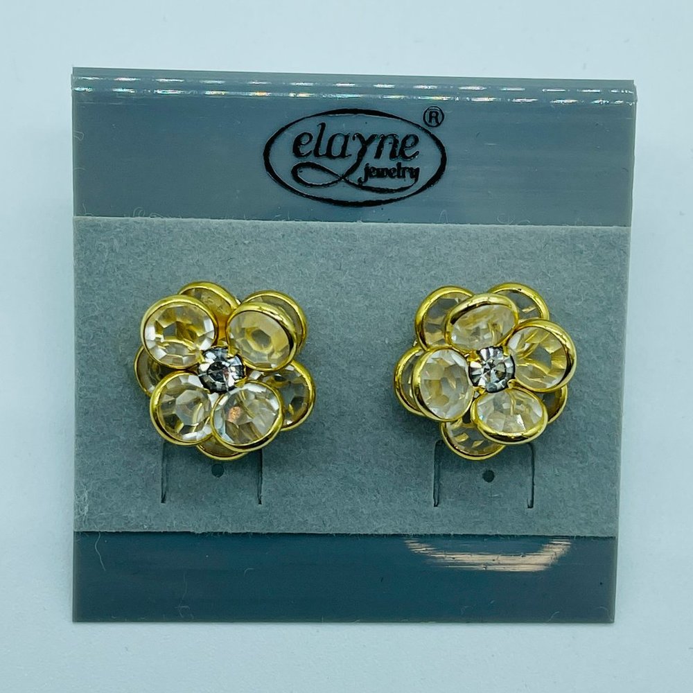 Elayne Jewelry Flower Post Earrings